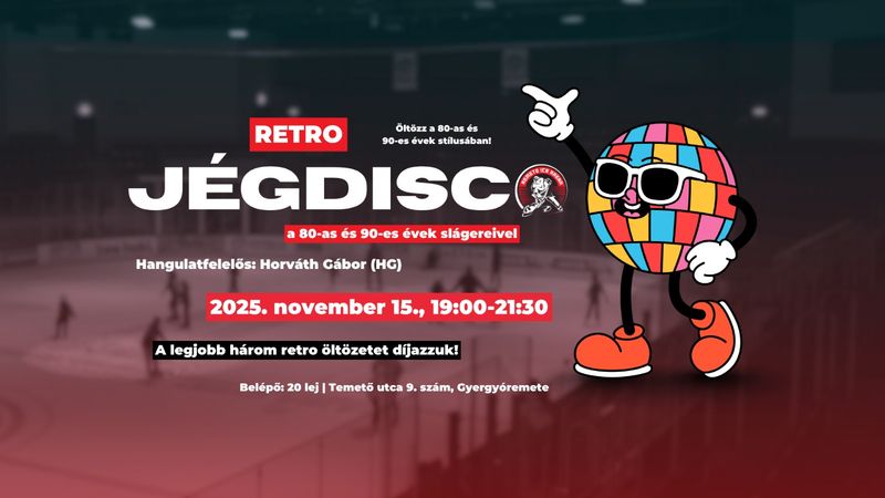 Retro jégdiszkó a Remete Ice Arenaban!
