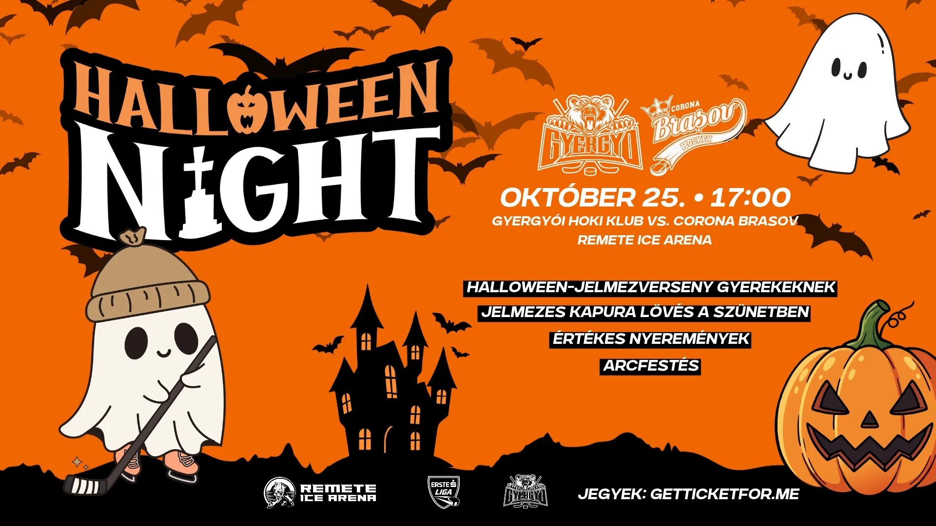 Erste Liga: Gyergyói Hoki Klub - Corona Brasov (Halloween Night)
